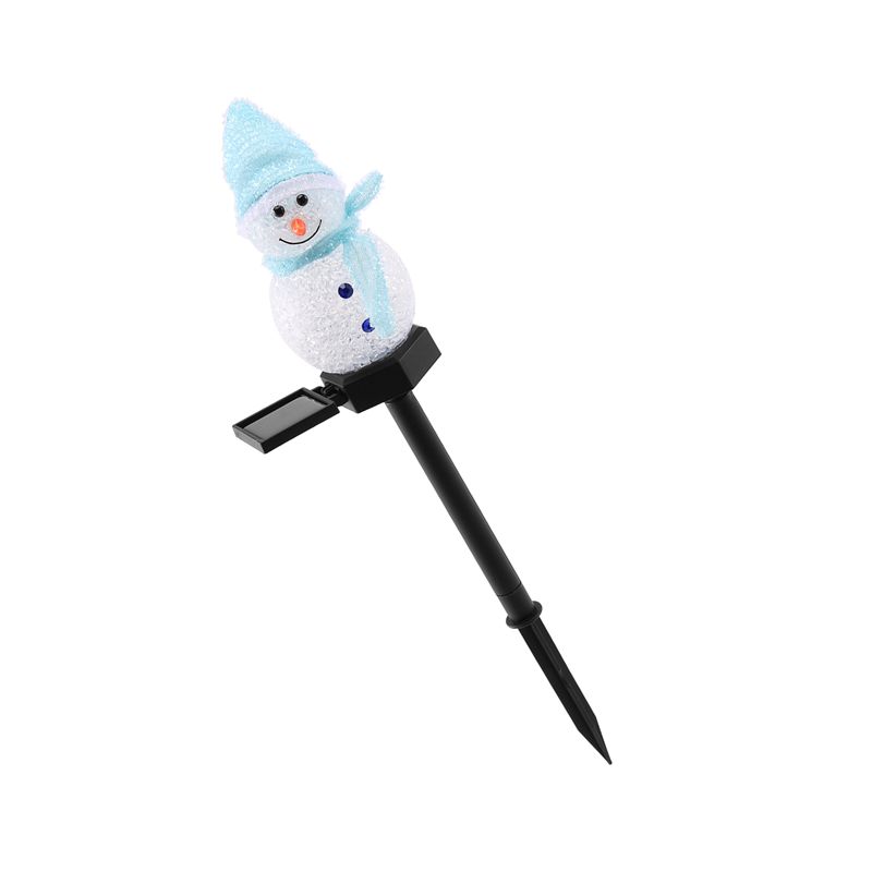 Outdoor Power For Xmas Lights - AT29-Snowman Solar Lights Świąteczne solarne lampki