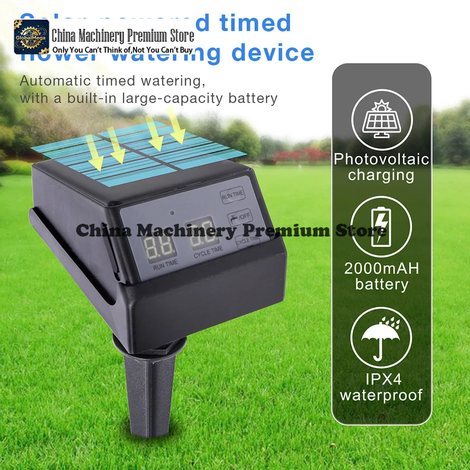 Outdoor Power 'Hose' - Nowy, zasilany energią słoneczną timer do