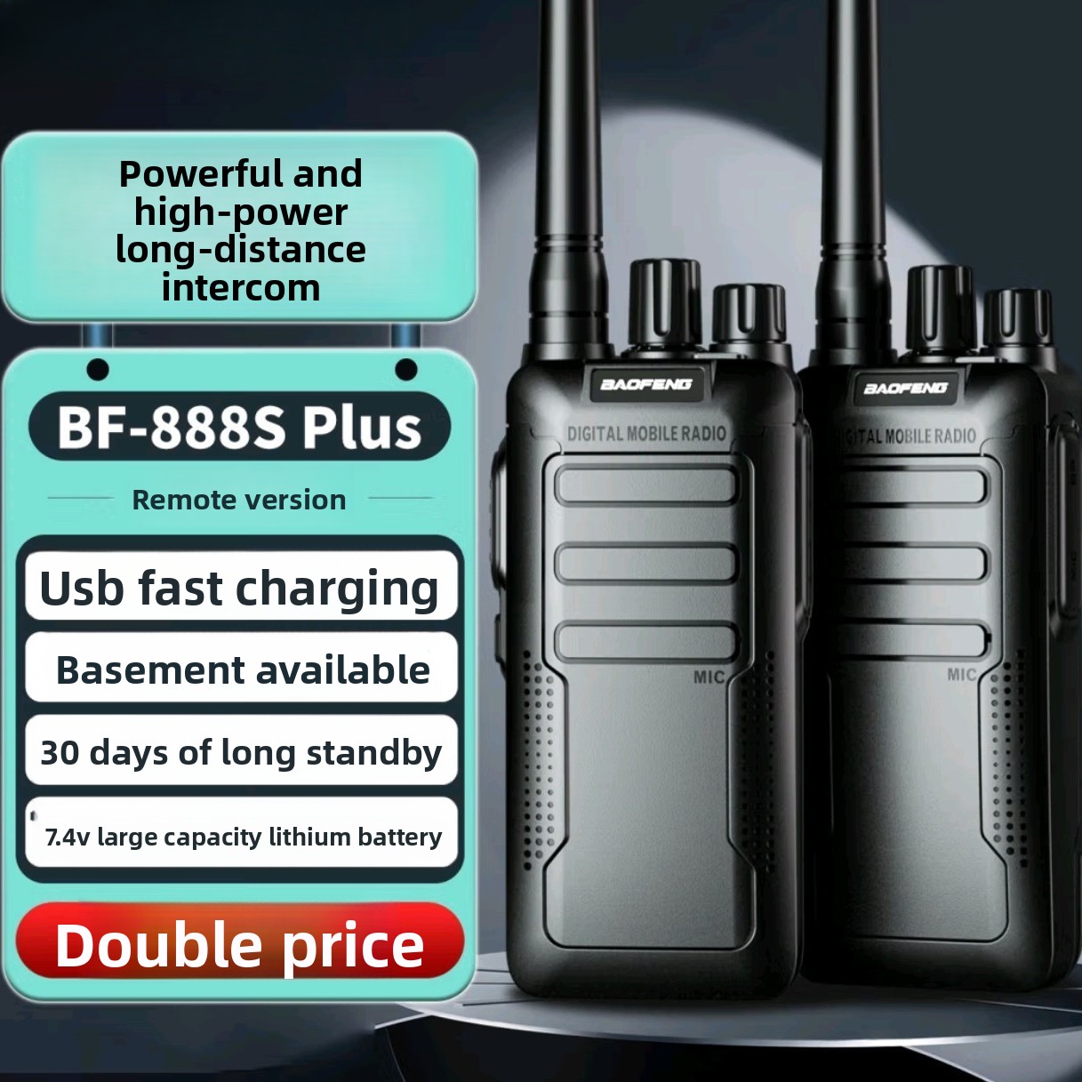 Outdoor Power Plus - Profesjonalna radiotelefonia przenośna dla cywilów Baofeng
