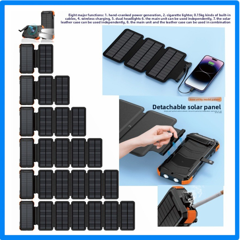 Xiaomi Outdoor Power Supply - Ręczna korbka do ładowania, powerbank solarny