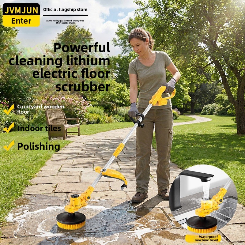 Outdoor Power Brush - Elektryczna szczotka czyszcząca YFY, ręczna, z