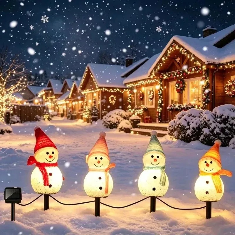 Outdoor Power For Xmas Lights - Zasilane energią słoneczną lampki LED w