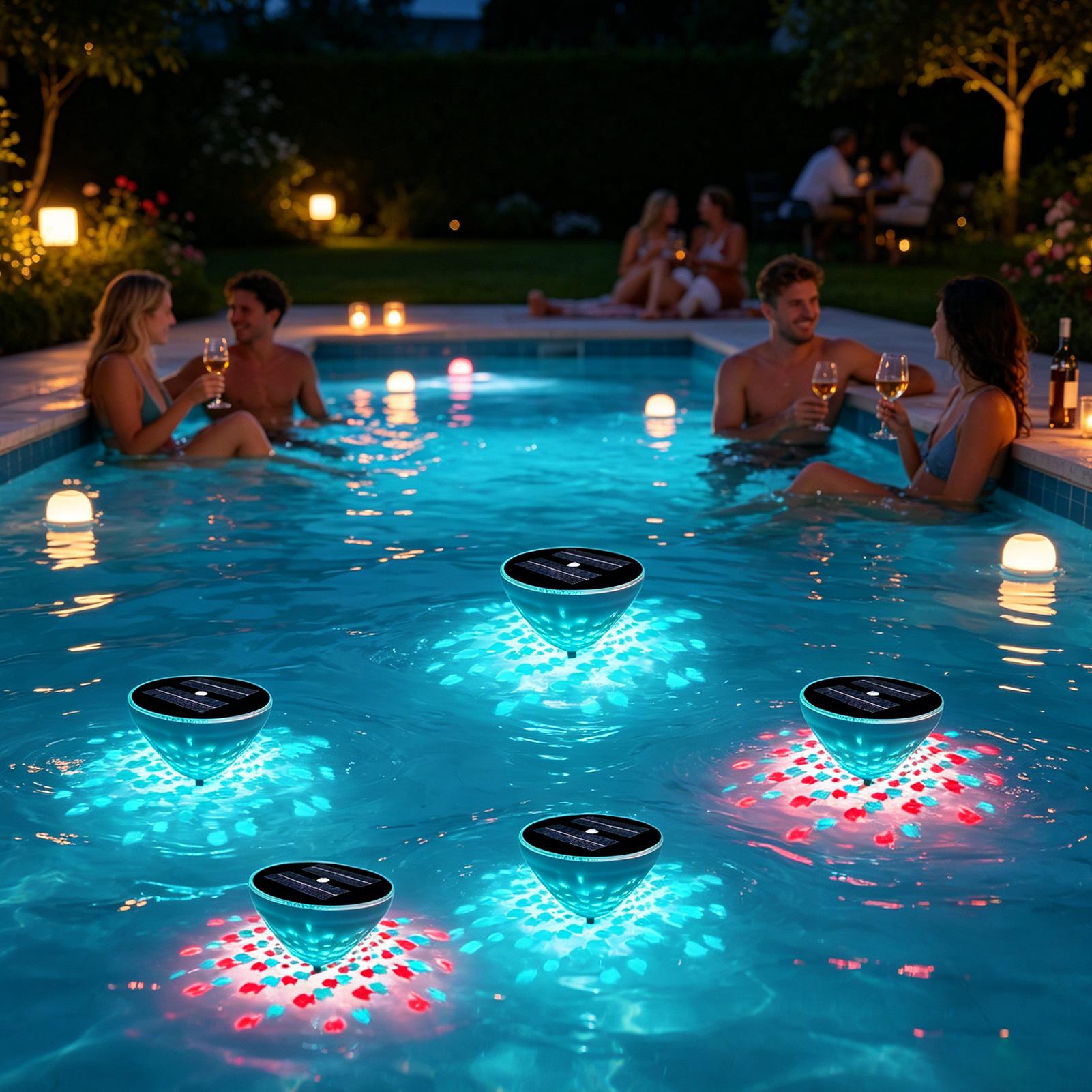 Lampki basenowe solarne 2 sztu – Outdoor Power For Hot Tub recenzja i cena