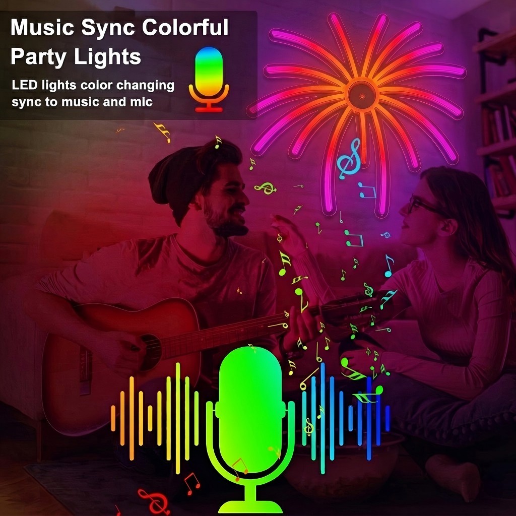 Neonowy znak LED RGB Fajerwerk – Outdoor Power For Xmas Lights recenzja i cena