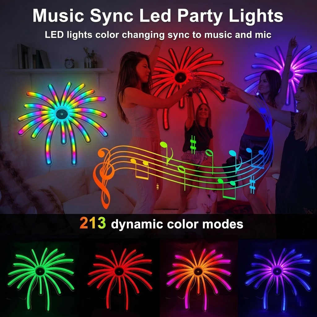 Neonowy znak LED RGB Fajerwerk – Outdoor Power For Xmas Lights recenzja i cena