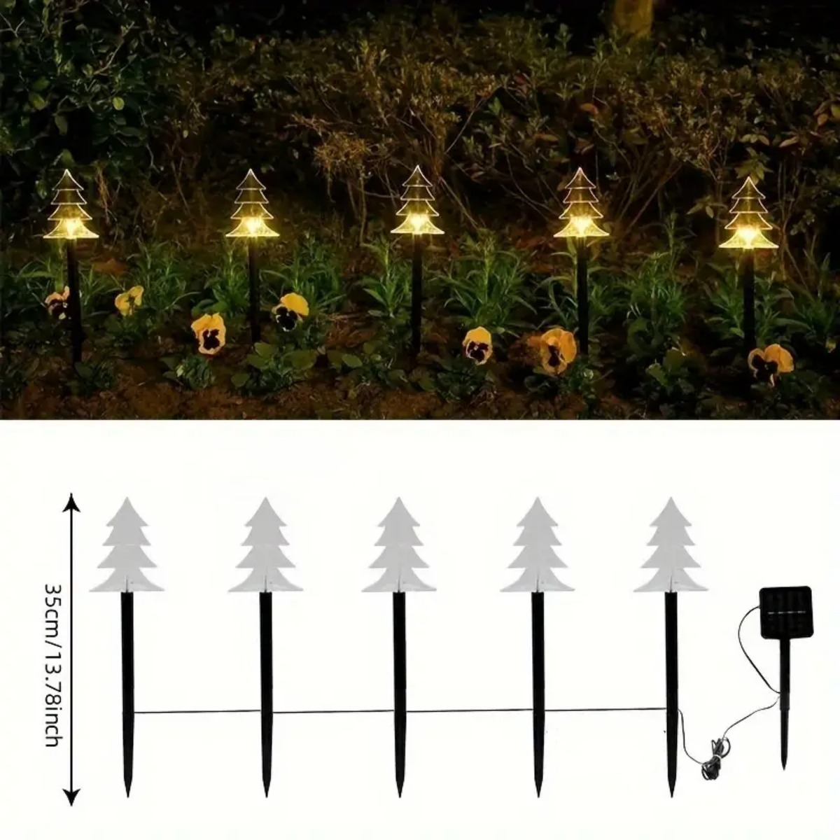 5Pcs Świąteczne oświetlenie śc – Outdoor Power For Xmas Lights recenzja i cena