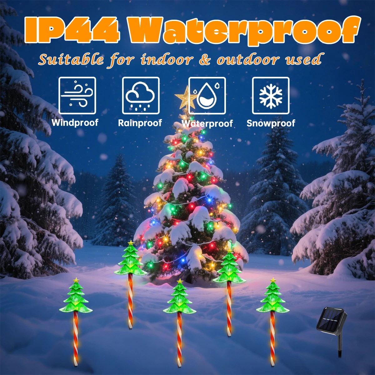 5 sztuk/zestaw LED Lampki Deko – Outdoor Power For Xmas Lights recenzja i cena