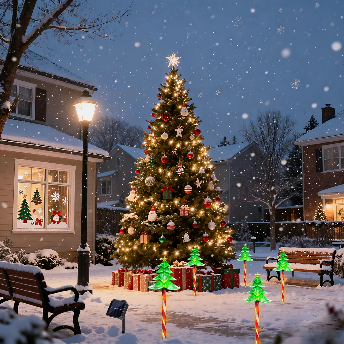 5 sztuk/zestaw LED Lampki Deko – Outdoor Power For Xmas Lights recenzja i cena