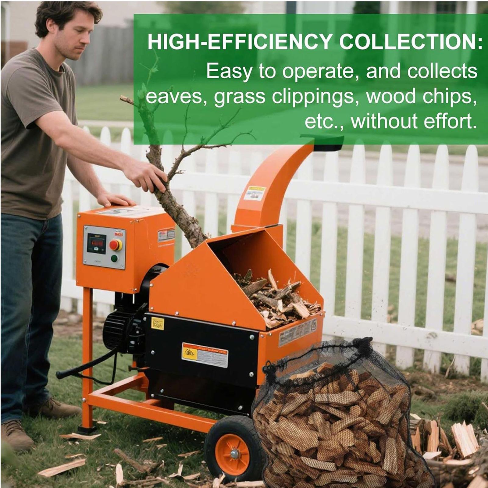 Worek na kruszony drewno, siat – Garden Shredder Chipper recenzja i cena