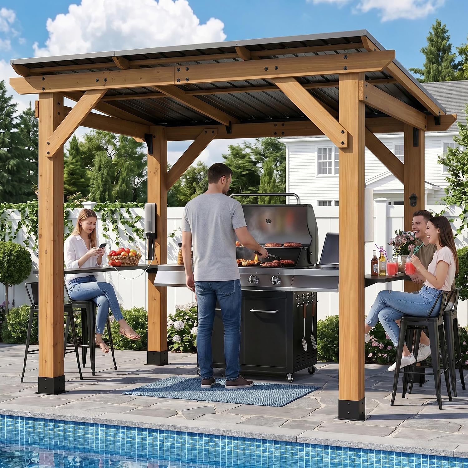 Altana grillowa z drewna cedro – Outdoor Power Grill recenzja i cena
